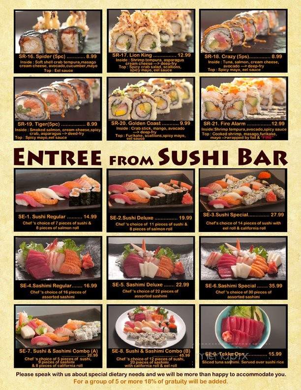 Yummy Time - West Lafayette, IN menu_pic