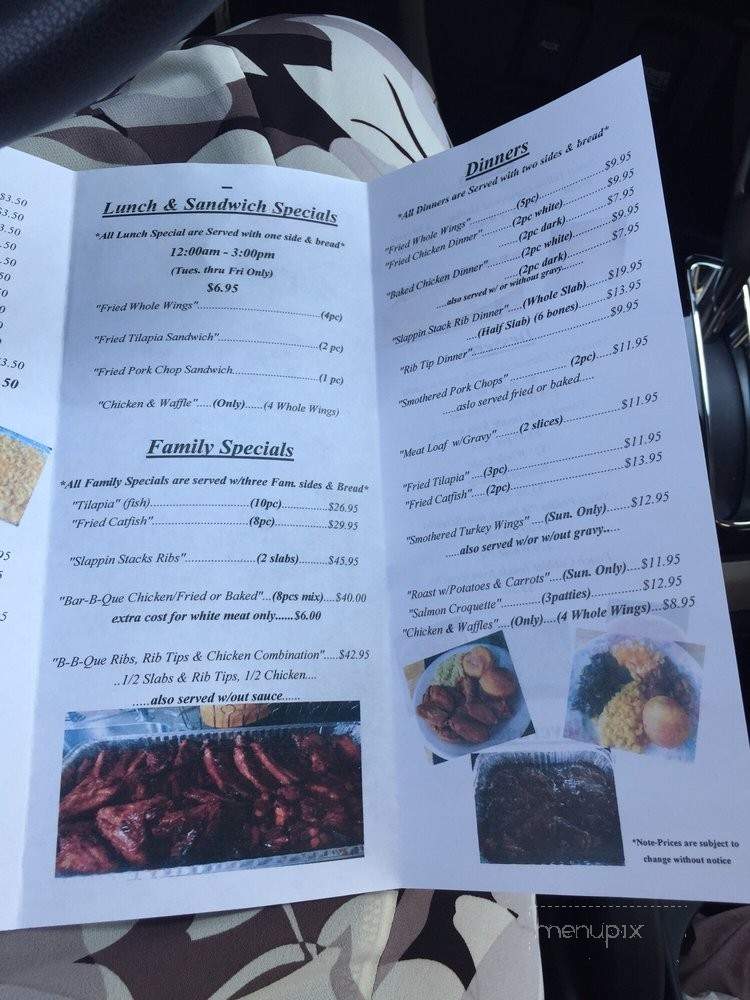 10x's Better Soul Food - Eastpointe, MI menu_pic