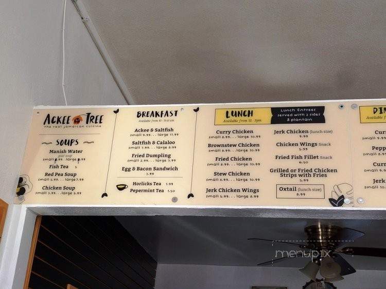 Ackee Tree The Real Jamaican Cuisine - San Diego, CA menu_pic