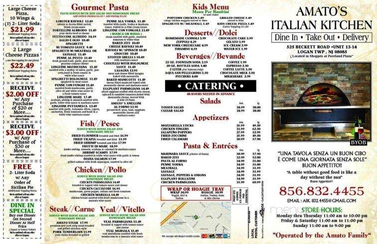 /27146259/Amatos-Italian-Kitchen-Swedesboro-NJ - Swedesboro, NJ