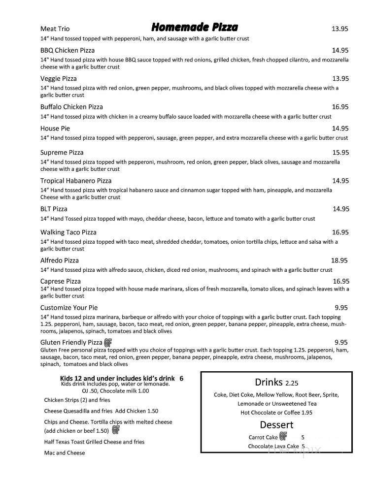 Ballock's Bar and Grille - South Haven, MI menu_pic