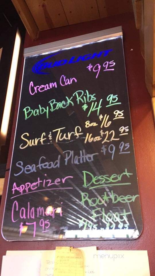 Buffalo Bill's Bar & Grill - Oakley, KS menu_pic