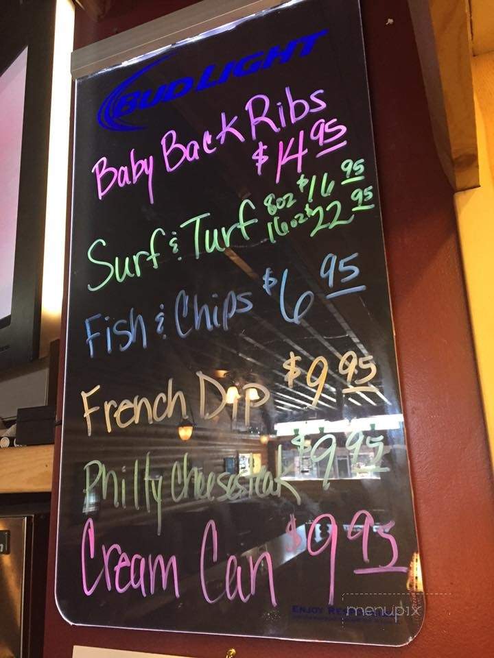 Buffalo Bill's Bar & Grill - Oakley, KS menu_pic
