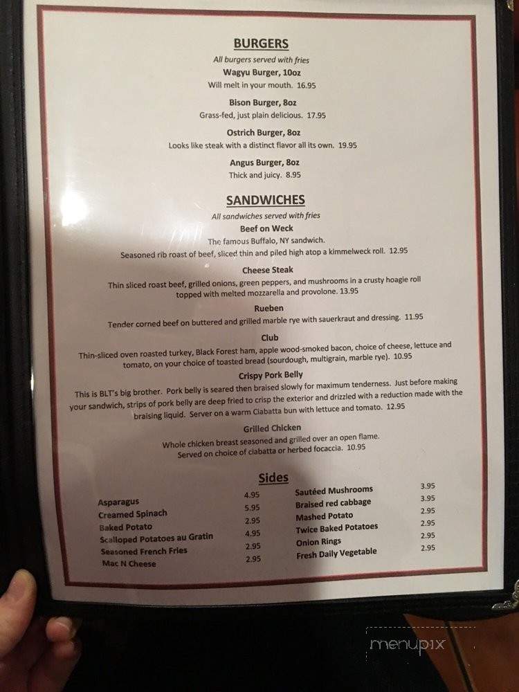 Buffalo Chophouse - Port Saint Lucie, FL menu_pic