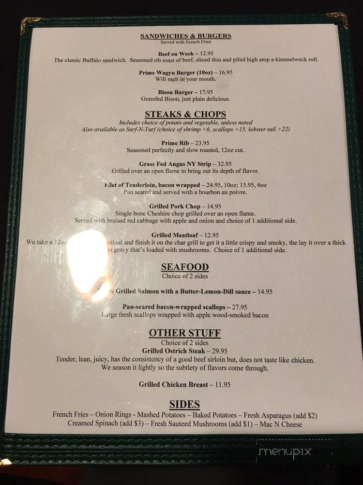 Buffalo Chophouse - Port Saint Lucie, FL menu_pic