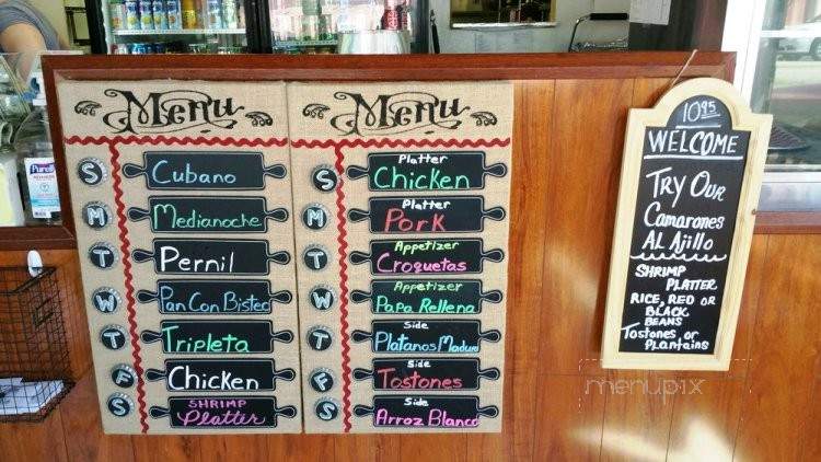 Cafe Playa - Cocoa Beach, FL menu_pic
