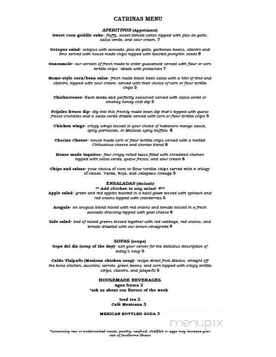 Catrina's - Edwardsville, IL menu_pic