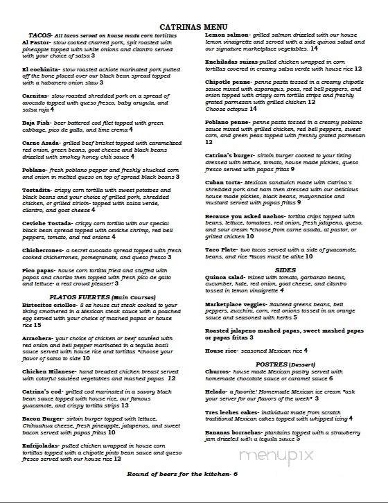 Catrina's - Edwardsville, IL menu_pic