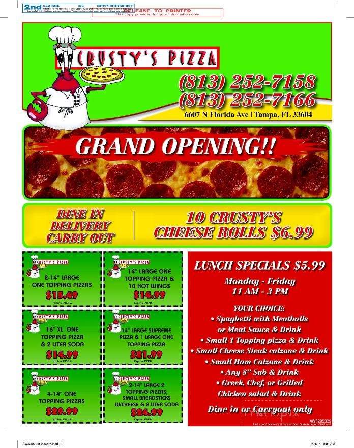 /27198628/Crustys-Pizza-Tampa-FL - Tampa, FL