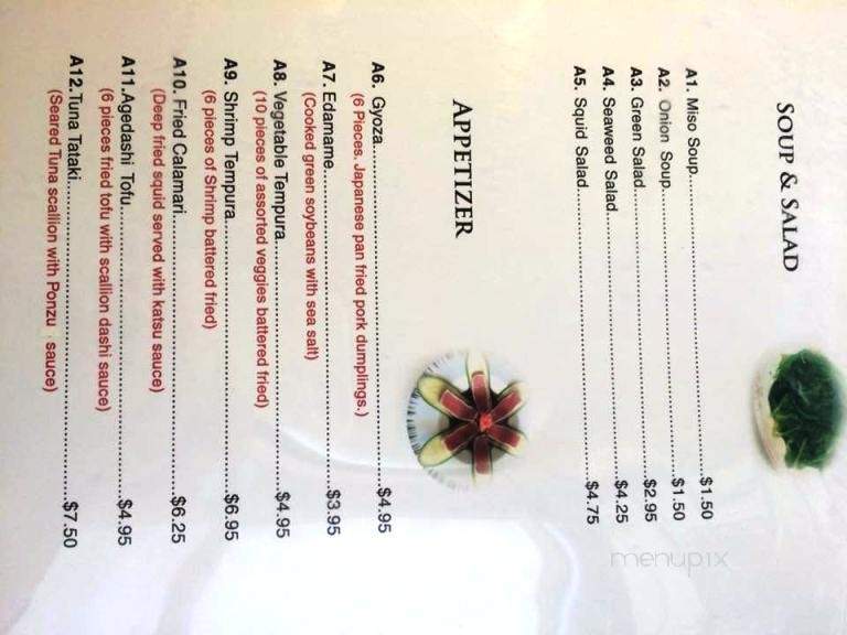 Dong's Sushi - Rexburg, ID menu_pic