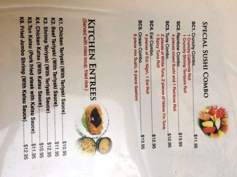 Dong's Sushi - Rexburg, ID menu_pic