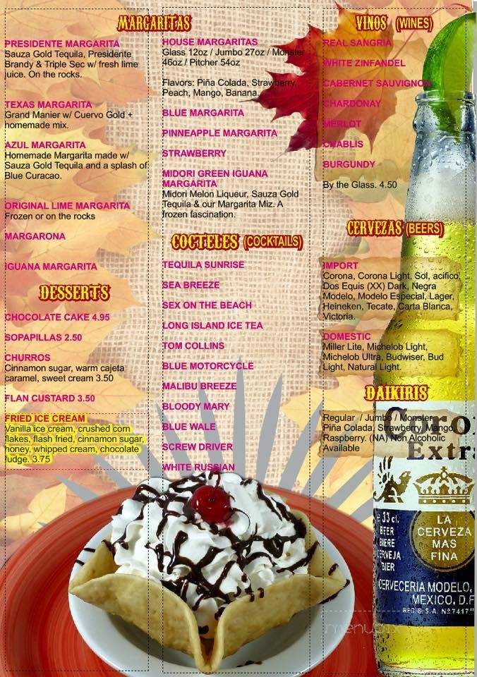 Don Julio - Wake Forest, NC menu_pic