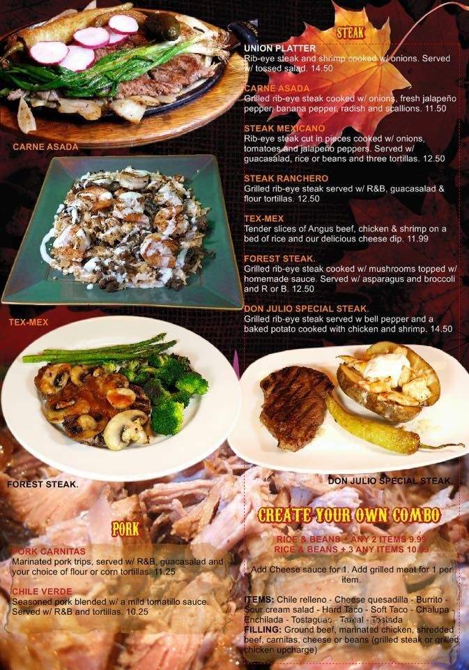 Don Julio - Wake Forest, NC menu_pic