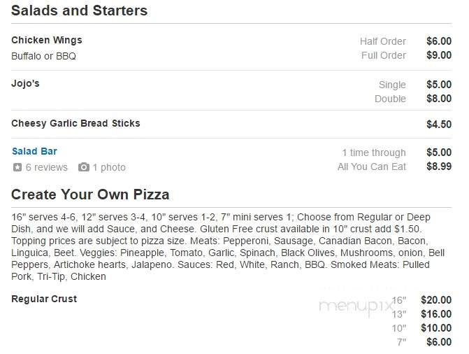 Firehouse Pizza - Morgantown, KY menu_pic
