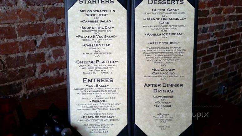 Fox Den Winery and Cellar - Inverness, FL menu_pic