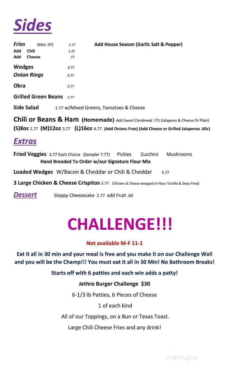 Groovy Grill - Moore, OK menu_pic