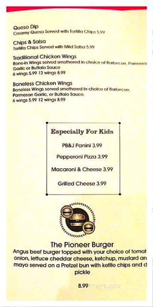 Heart of Michigan Cafe - Clare, MI menu_pic
