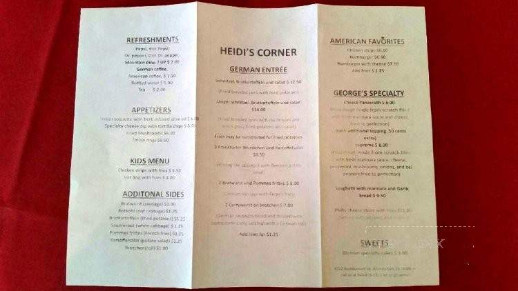 Heidi's Corner - Wichita Falls, TX menu_pic