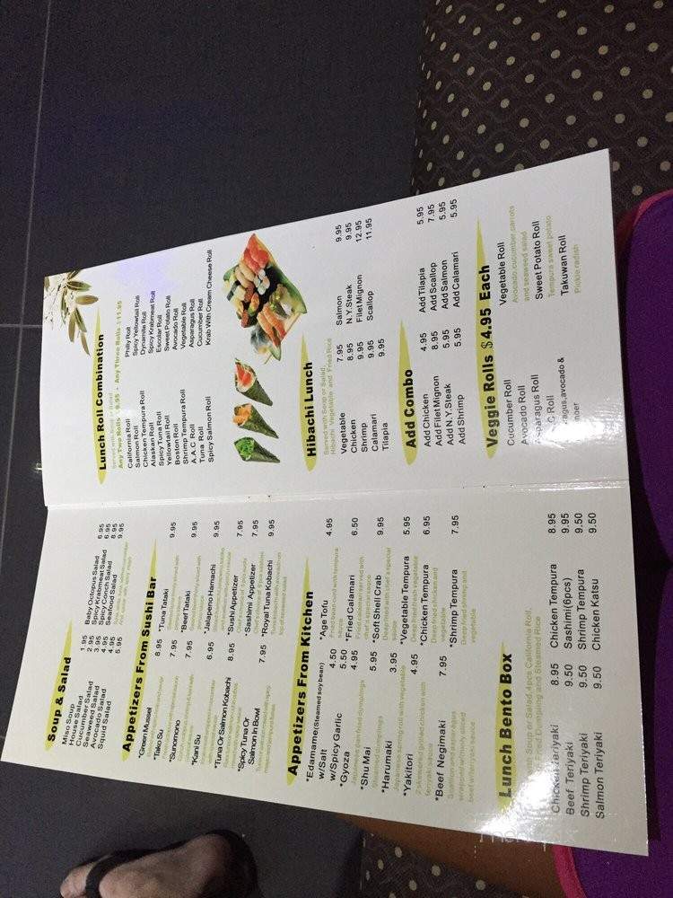 Hokkaido Steakhouse and Sushi Bar - Merritt Island, FL menu_pic