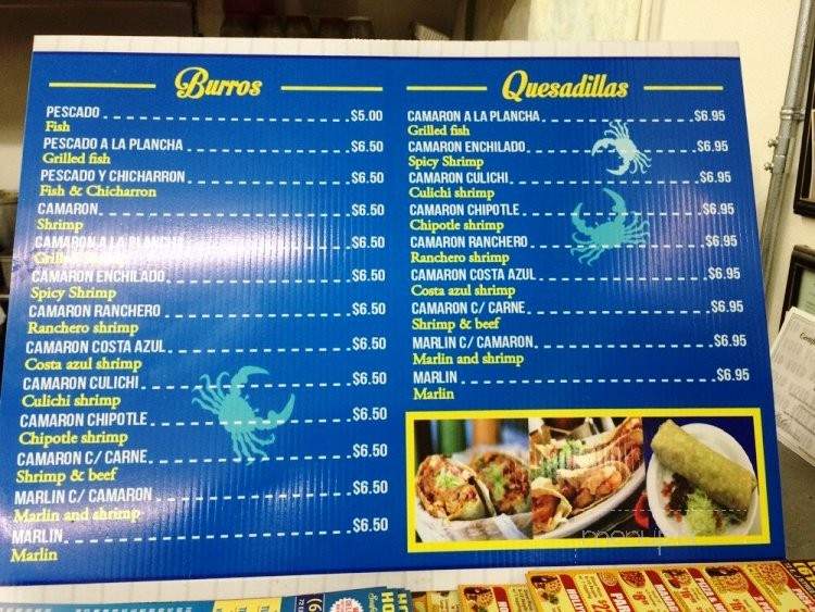 Hollywood Seafood - Chula Vista, CA menu_pic