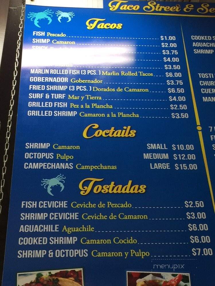 Hollywood Seafood - Chula Vista, CA menu_pic