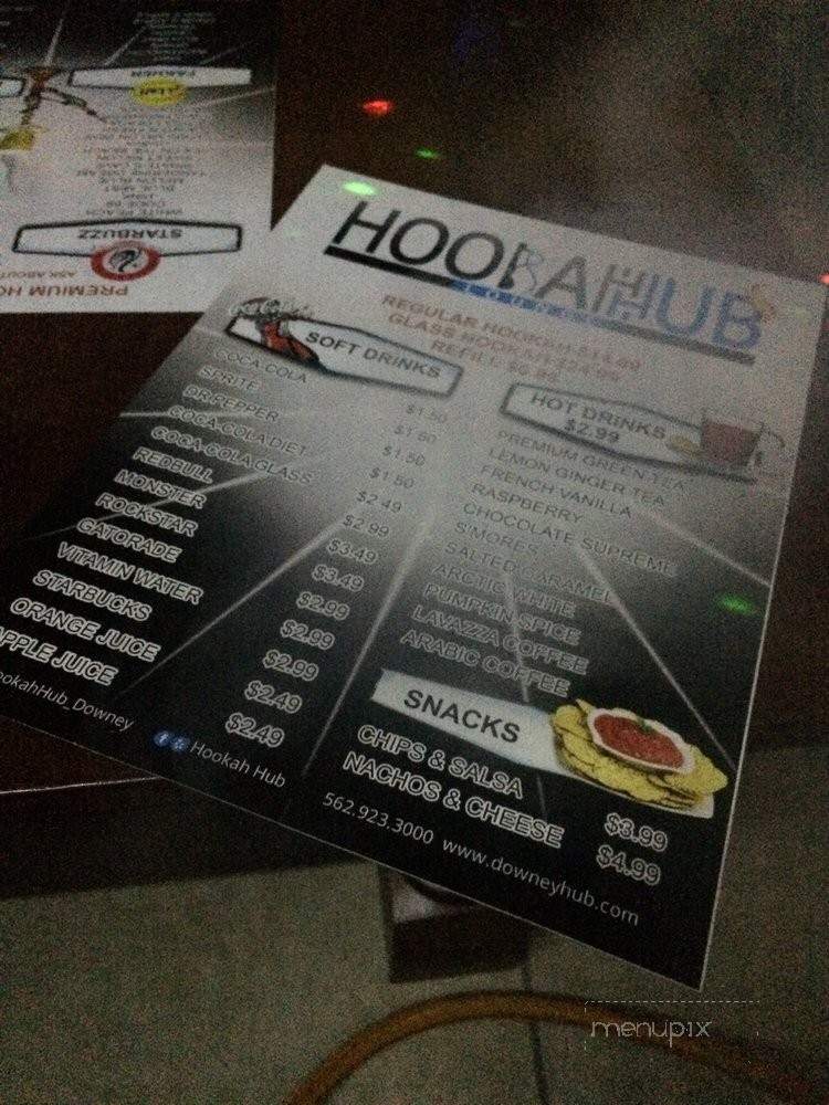 Hookah Hub - Downey, CA menu_pic