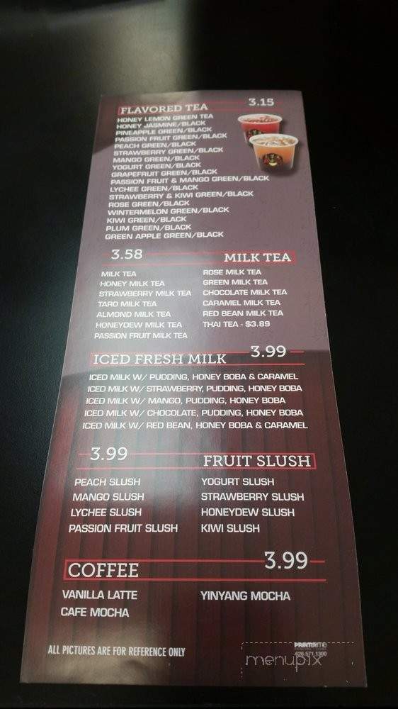 Huli Huli Hawaiian Grill & Teabar - Los Angeles, CA menu_pic