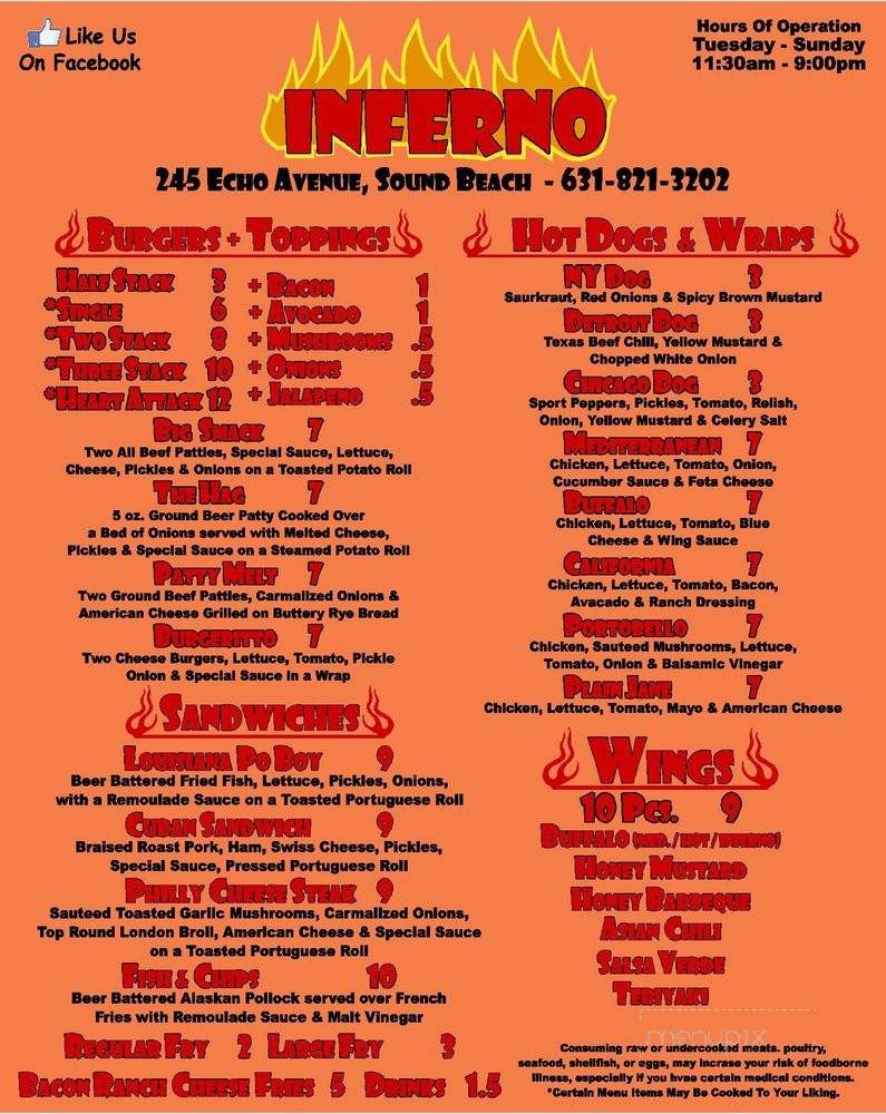 /27252614/Inferno-the-Restaurant-Sound-Beach-NY - Sound Beach, NY