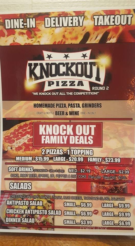 Knockout Pizza Round 2 - Riverside, CA menu_pic