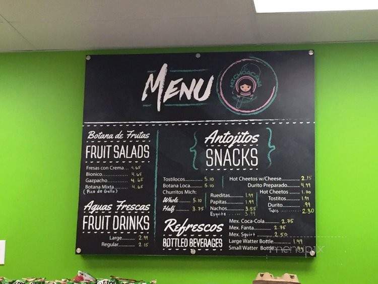 La Michoacana All-Natural Ice Cream - Los Angeles, CA menu_pic