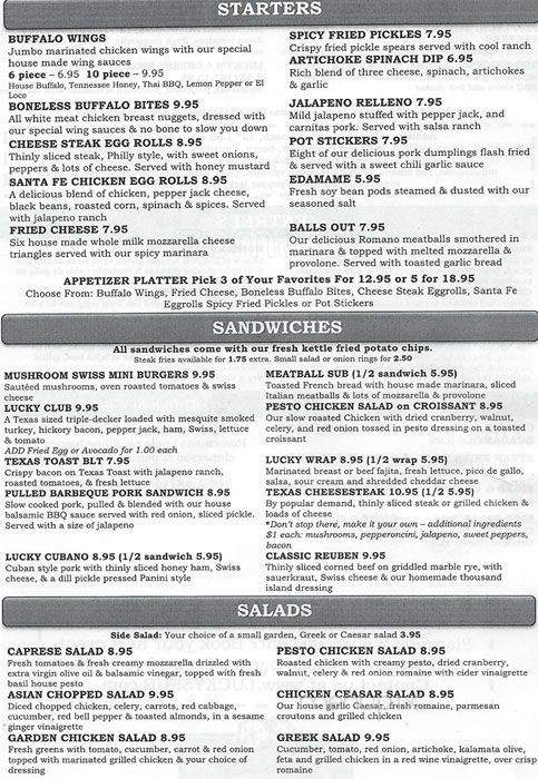 /27282833/Luckys-Tavern-Menu-Houston-TX - Houston, TX