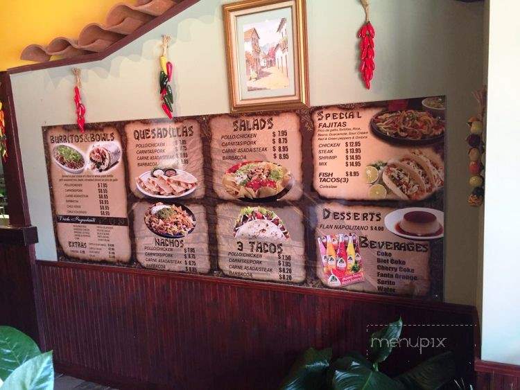Moctezuma Mexican Grill - Alpharetta, GA menu_pic