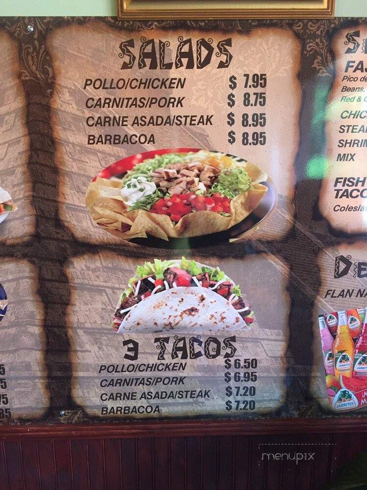 Moctezuma Mexican Grill - Alpharetta, GA menu_pic