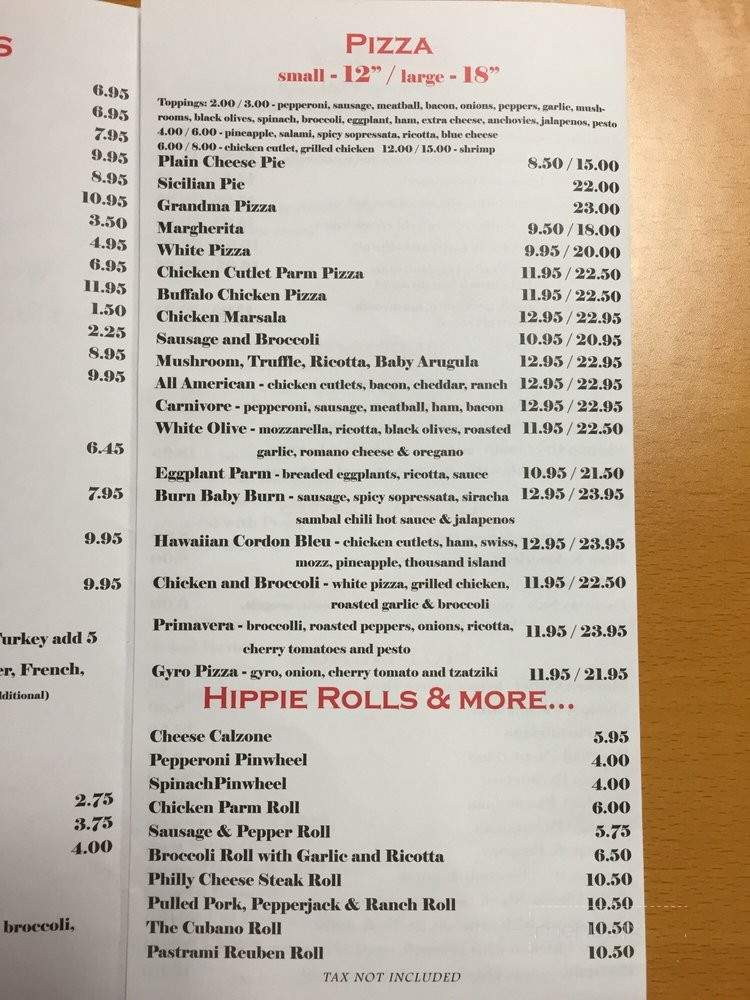 Parkway Pizza - Whitestone, NY menu_pic