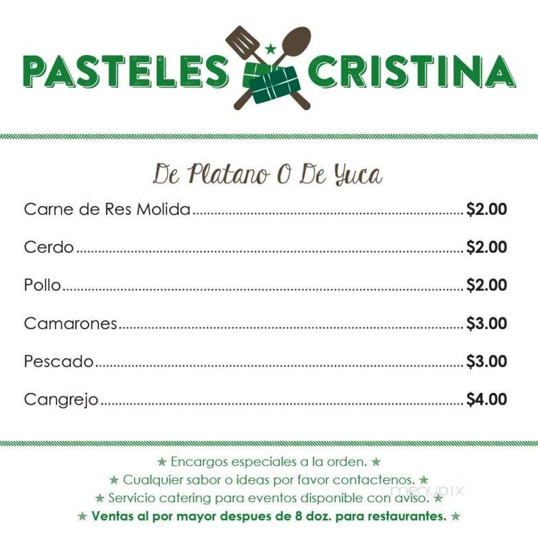 Pasteles Cristina - South Richmond Hill, NY menu_pic