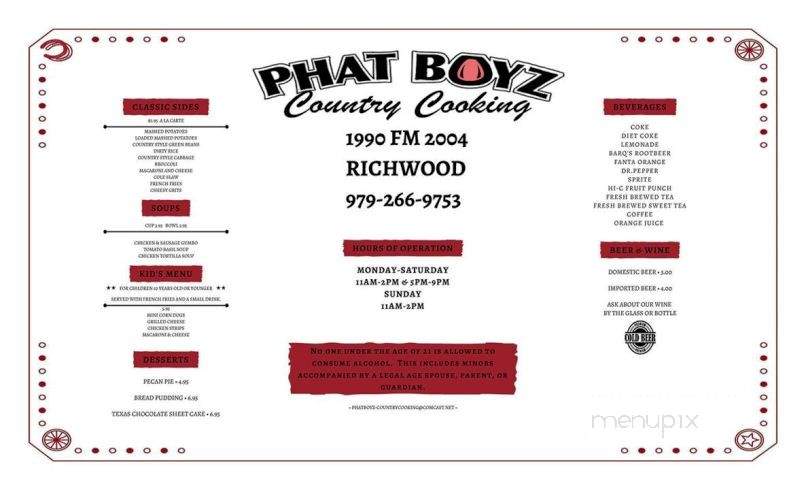 /27323192/Phat-Boyz-Country-Cooking-Richwood-TX - Richwood, TX