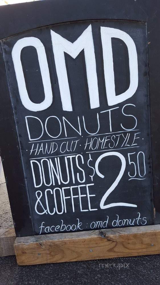 OMD! Donuts - San Antonio, TX menu_pic