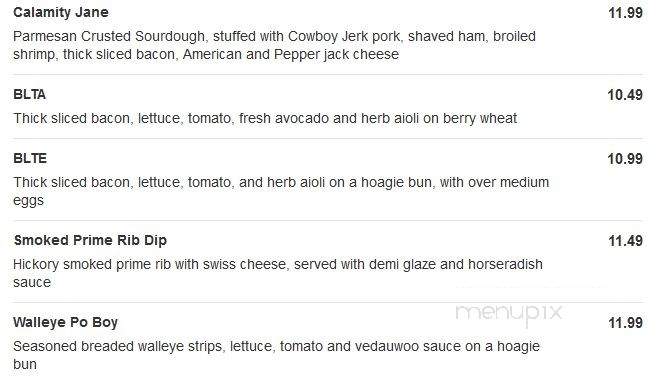 Steerfish Steak & Smoke - Spearfish, SD menu_pic