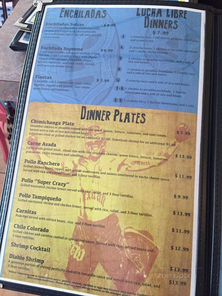 Whiskey Dick's Saloon - Bondville, VT menu_pic