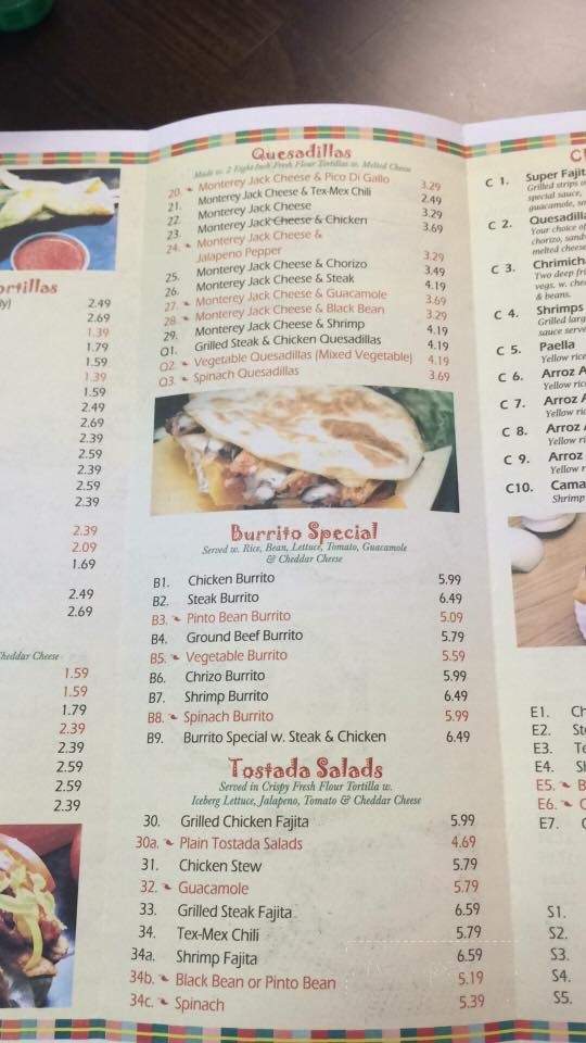 Taco Tortilla - Hinesville, GA menu_pic