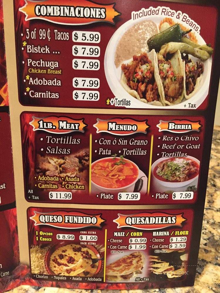 Taqueria 2 Portrillos - Corona, CA menu_pic