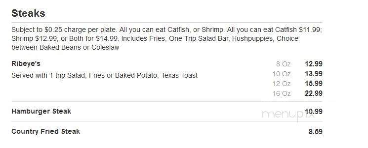 HWY 145 Cafe - Clanton, AL menu_pic