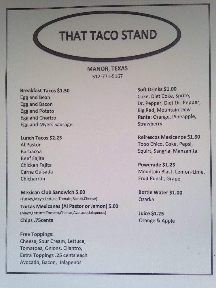 Cartoni's Pizza Restaurant - Scranton, SC menu_pic