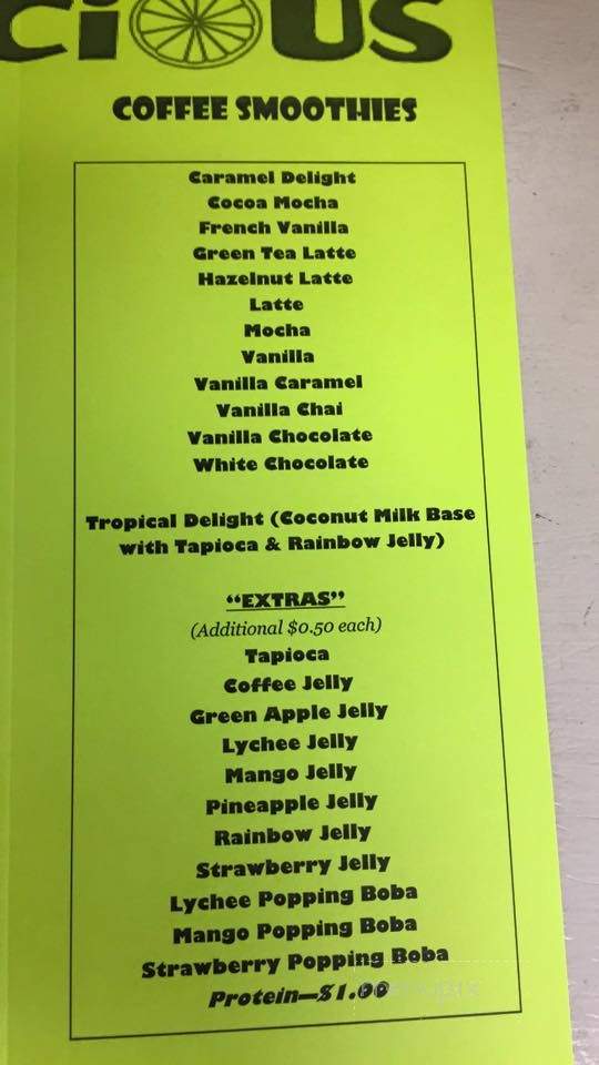 Frootie-Licious - New Iberia, LA menu_pic