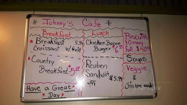 Johnnys Cafe - Beloit, WI menu_pic
