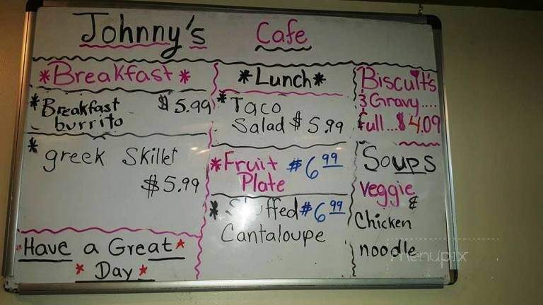 Johnnys Cafe - Beloit, WI menu_pic