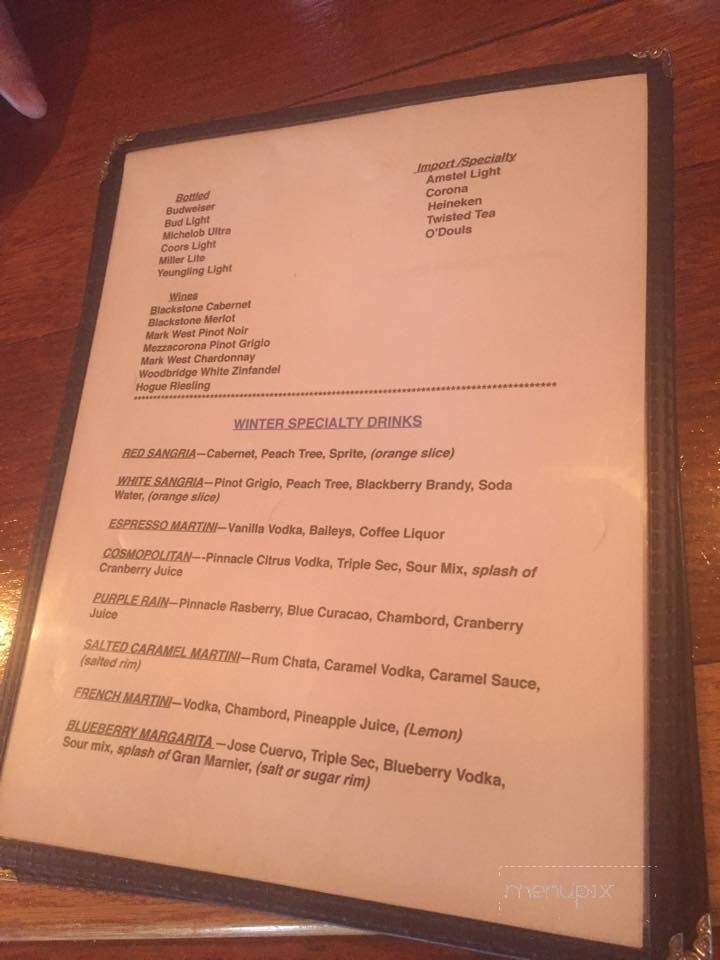 The Daily Pint - Wilbraham, MA menu_pic