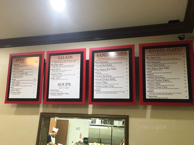 The Edge Mediterranean Grill - Spring Valley, CA menu_pic