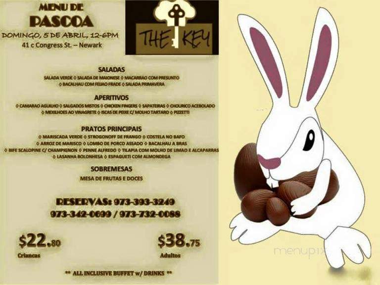 The Key Restaurant - Newark, NJ menu_pic