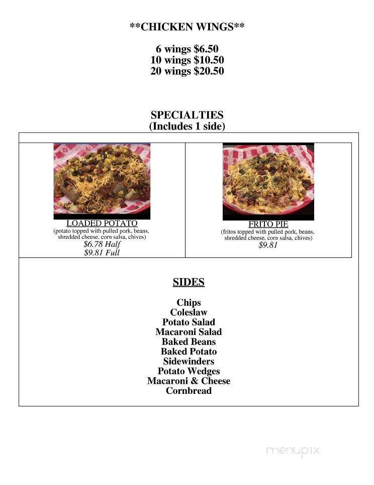SNS BBQ - Le Mars, IA menu_pic